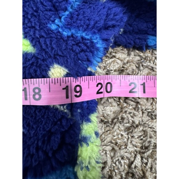 Disney Star Wars Sherpa Fleece Full Zip Jacket Stormtrooper Sz XS Navy AOP - Picture 13 of 14